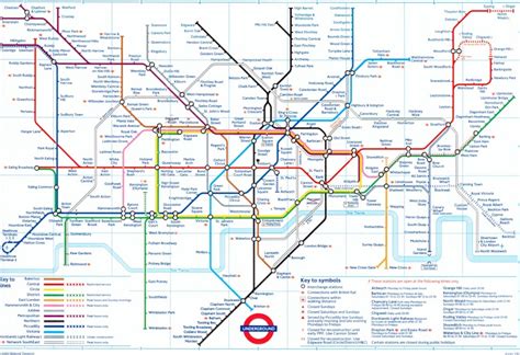 London Tube Map Large Printable