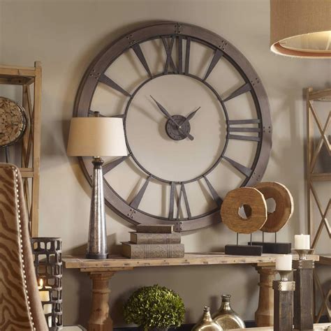 Large Metal Wall Clock | Foter