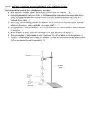 Determining the Ka of Acetic Acid in Acid-Base Titration Lab | Course Hero