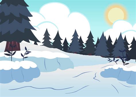 Snowy Forest by RJDETONADOR97 on DeviantArt