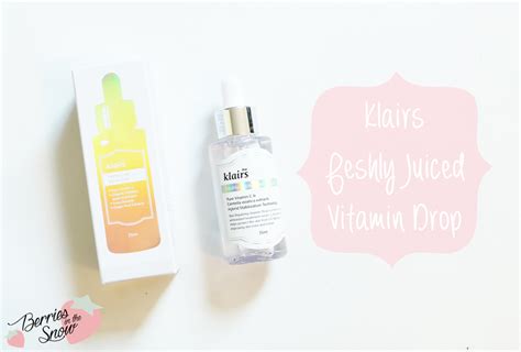 Review: Klairs Freshly Juiced Vitamin C Serum | Berries in the Snow