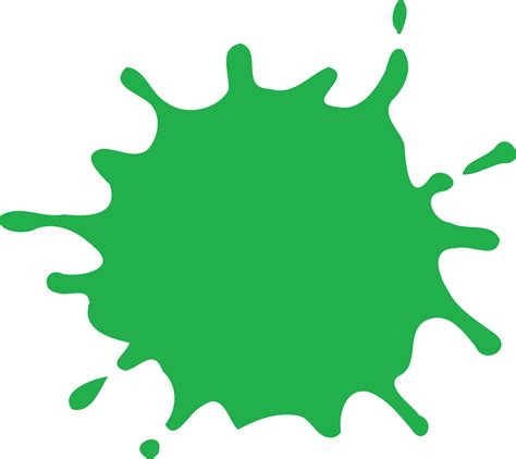 Splat Green - ClipArt Best