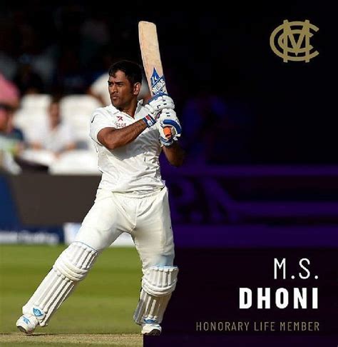 MS Dhoni among 5 Indian cricketers included in the MCC honor list