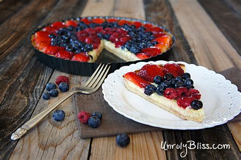 Mixed Berry Lemon Tart – Unruly Bliss