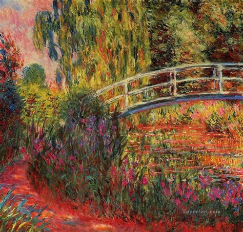 The Water Lily Pond aka Japanese Bridge 1900 Claude Monet Impressionism ...