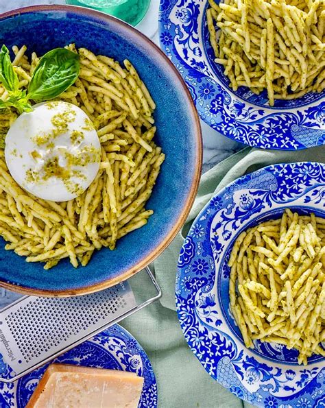 Italian Trofie al Pesto | Diana's Healthy Living