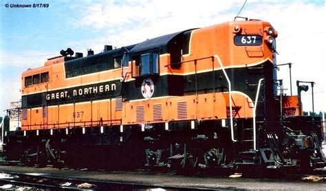 EMD GP7 | Great northern railroad, Railroad photos, Railroad pictures