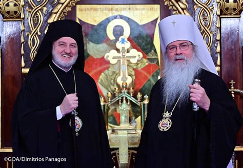 Archbishop Elpidophoros visits the center of the Orthodox Church in ...