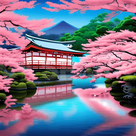 Beautiful Scenery Japan Extremely Detailed Vibrant Cinematic Luxury ...