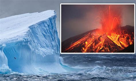 Volcano climate SHOCK: Heat source under Antarctica could be melting ...