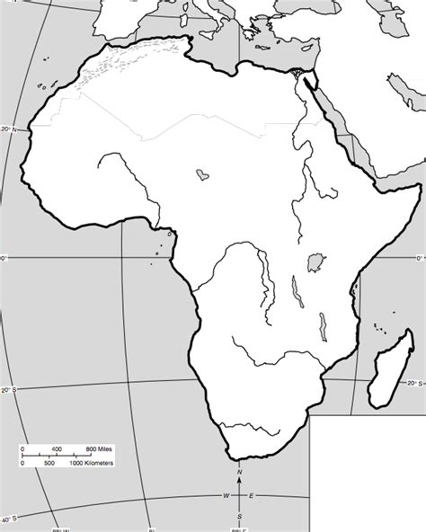 Africa Physical Geography Map Diagram Diagram | Quizlet