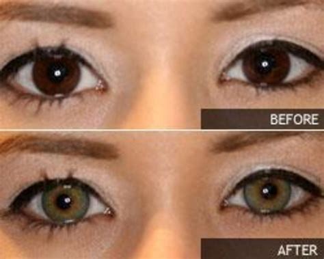 Green Contacts on Brown Eyes | Bellatory