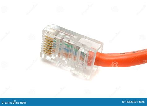 Ethernet Cable Connector Royalty-Free Stock Photography | CartoonDealer ...