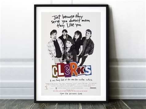 Clerks Movie Poster Classic 90's Vintage Wall Film Art | Etsy