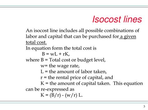 PPT - Isocost Lines PowerPoint Presentation, free download - ID:421381