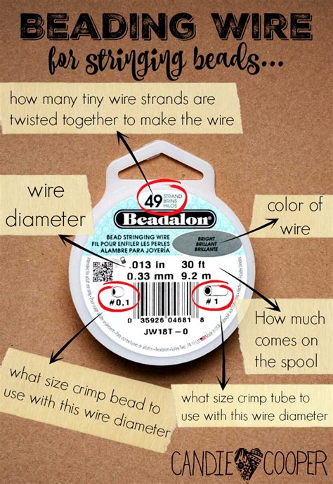 What in the Wire?! Beading wire explained - Candie Cooper