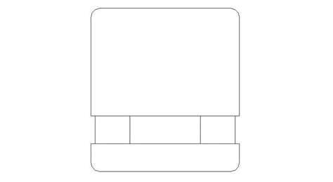 2d drawings of elevation chair layout autocad software file - Cadbull