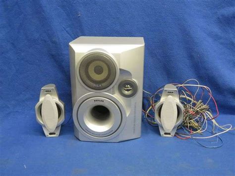 Set of RCA speakers and Super Woofer with speaker wire - AAA Auction ...