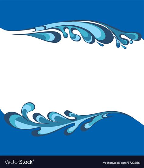 Water splash background Royalty Free Vector Image