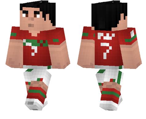 Cristiano Ronaldo Skin | Minecraft PE Bedrock Skins