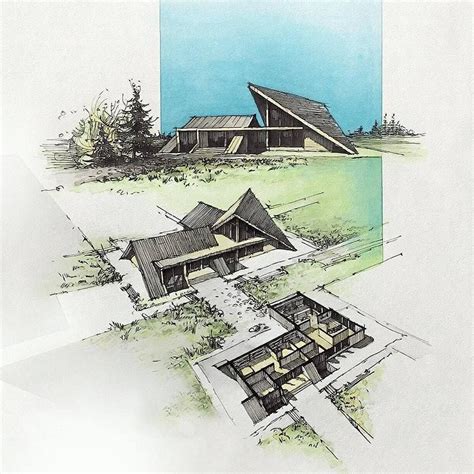 Perspective Drawing Architecture, Architecture Concept Drawings, Layout ...