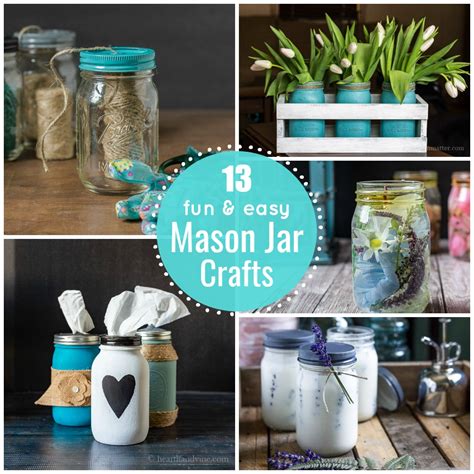 13 Mason Jar Crafts - Easy and Fun Ideas to Make Today | Hearth and Vine