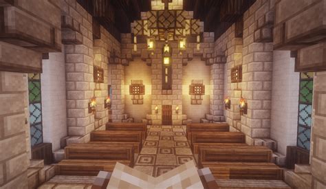 Church Interior Design Minecraft - Jas fur Kid