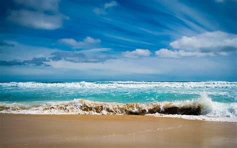 Landscape, Sea, Clouds, Waves, Beach HD wallpaper | Pxfuel