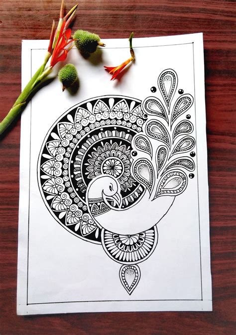 Best 11 How to draw Mandala Art with Diya | Diya Mandala | Step by Step ...