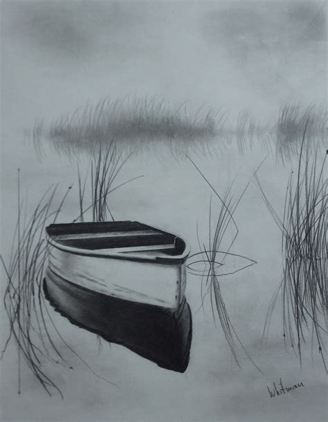 Row Boat Sketch at PaintingValley.com | Explore collection of Row Boat ...