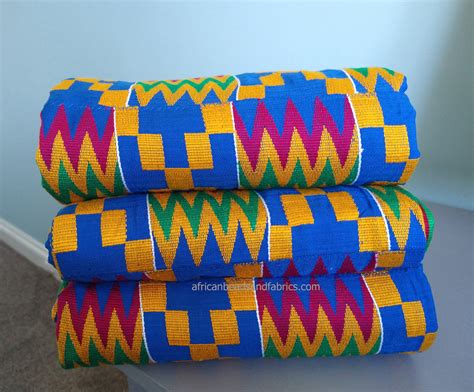 Handwoven Kente Cloth from Ghana/ African Fabric/ Handcrafted African ...