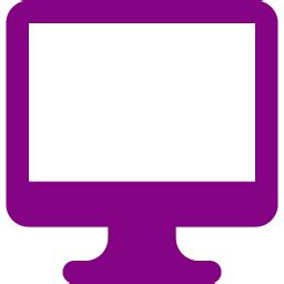 Purple desktop 2 icon - Free purple desktop icons