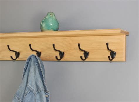 shelf with hooks