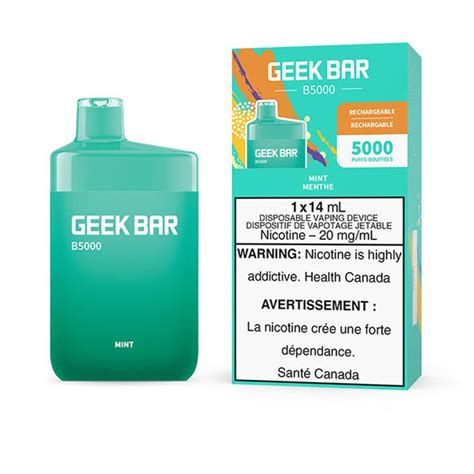 Mint Geek Bar B5000 Disposable Vape | 650mAh - VapeLoft