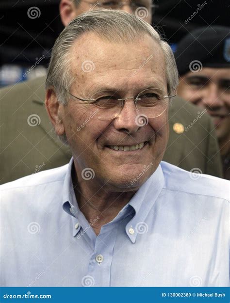 Donald Rumsfeld Attends Pepsi 400 Editorial Stock Image - Image of ...