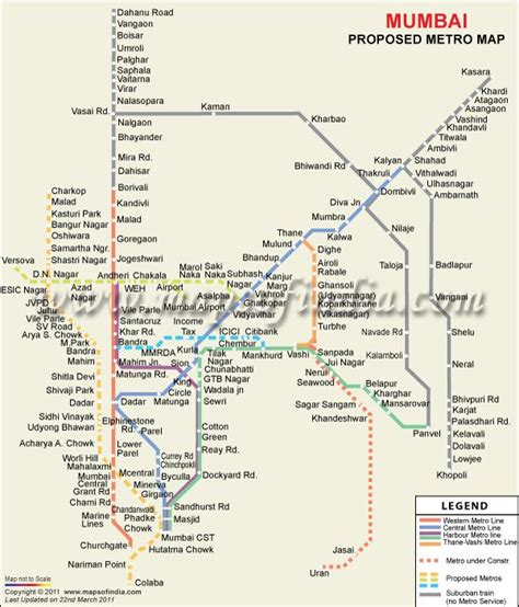 Mumbai Metro Map | Mumbai metro, Metro map, Mumbai map