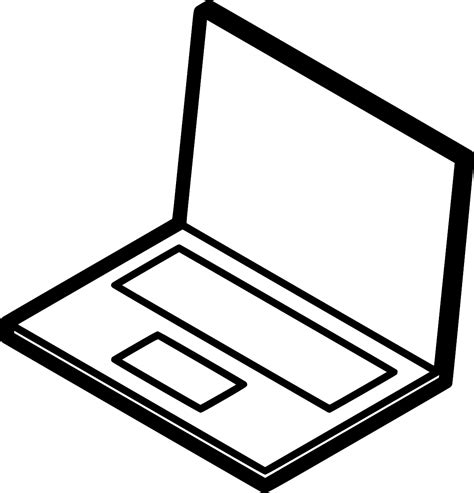 SVG > notebook laptop computer keyboard - Free SVG Image & Icon. | SVG Silh