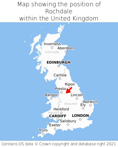 Where is Rochdale? Rochdale on a map