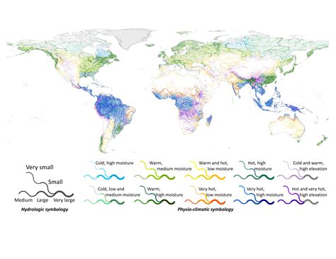 World Map Of Rivers And Lakes