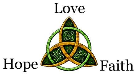 celtic knot faith, hope, love - Google Search | Celtic knot, Faith, Tatting