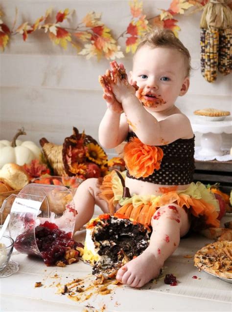 Thanksgiving November Baby Photoshoot Ideas - Anak Instristans Blog