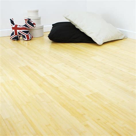 Solid Natural Horizontal Bamboo Flooring 2.21m²