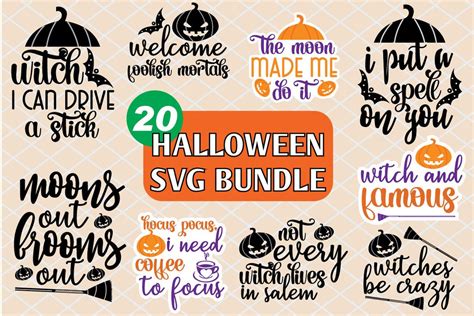 Halloween svg,Halloween Quotes Bundle, Halloween SVG bundle, Halloween ...