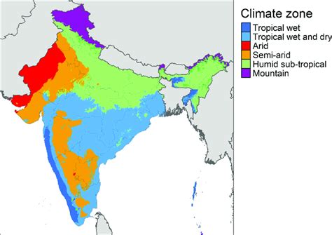 Climate Zones In India