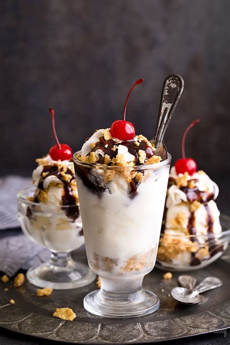 Fried Ice Cream Sundaes - Homemade In The Kitchen