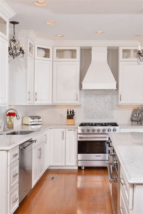 White Kitchen Countertops White Kitchen Cabinets