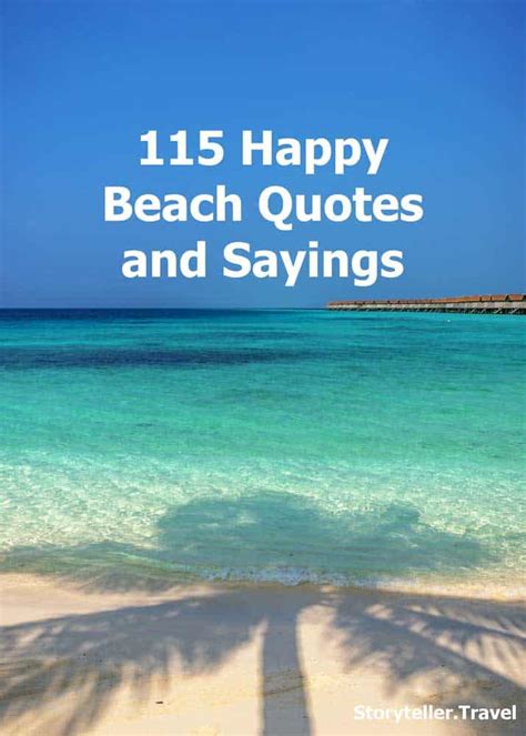 115 Happy Beach Quotes & Sayings (Sunshine & Ocean Captions ...