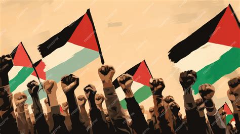 Premium AI Image | Solidarity with Palestine