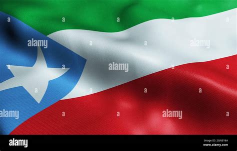 3D Illustration of a waving Ethiopian Region flag of Somali Stock Photo ...