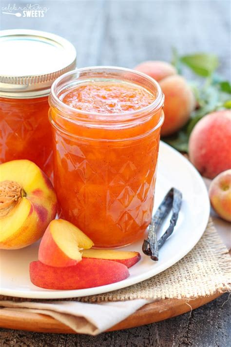 Easy Peach Jam - Celebrating Sweets